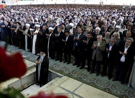 صورة صلاة العید في طهران