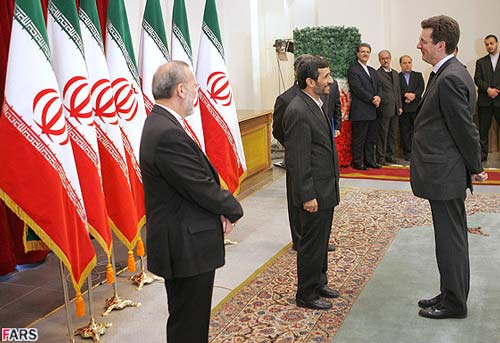 تصاویر: دیدار سفرای خارجی با احمدی‌نژاد