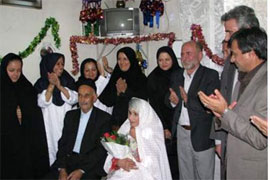 عکس: پایان مجردی در 89 سالگی