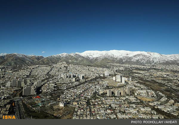 تصاویر: آسمان آبی تهران