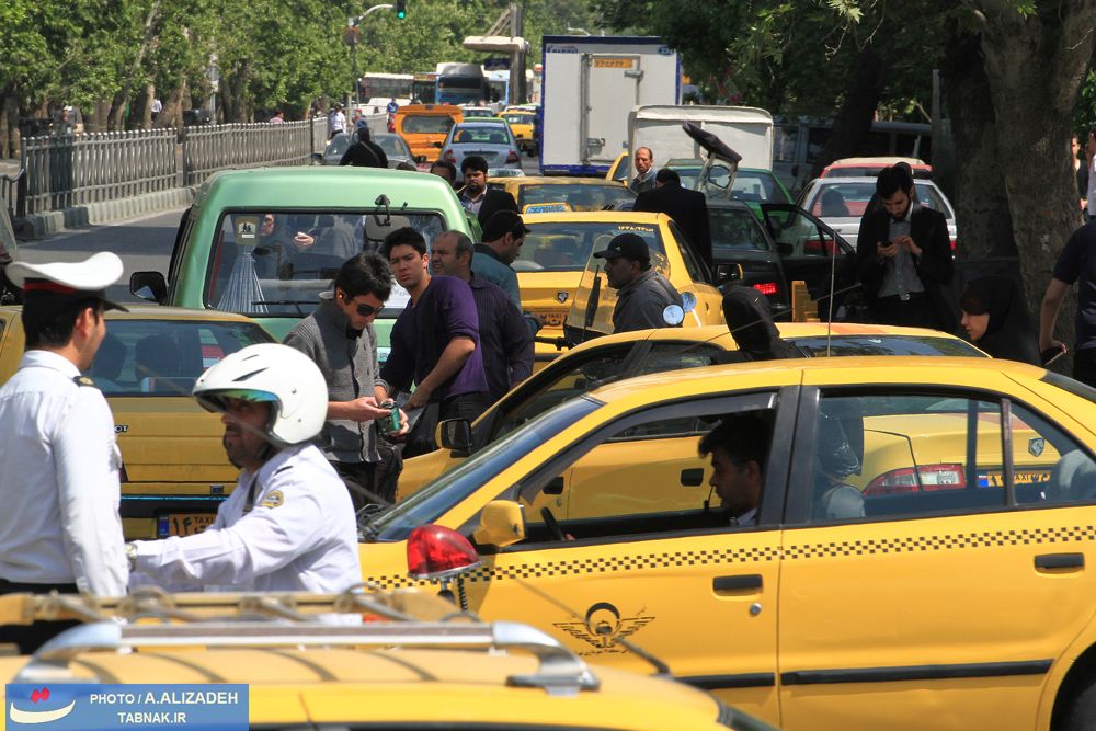 تصاویر: اوضاع نابسامان تاکسیها