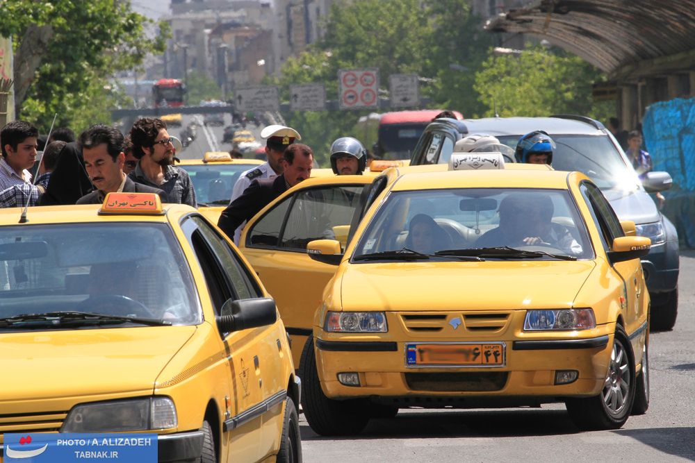 تصاویر: اوضاع نابسامان تاکسیها