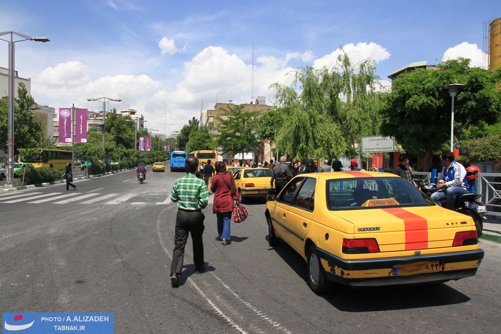 تصاویر: اوضاع نابسامان تاکسیها