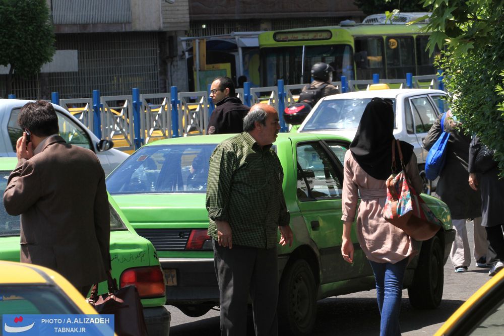 تصاویر: اوضاع نابسامان تاکسیها