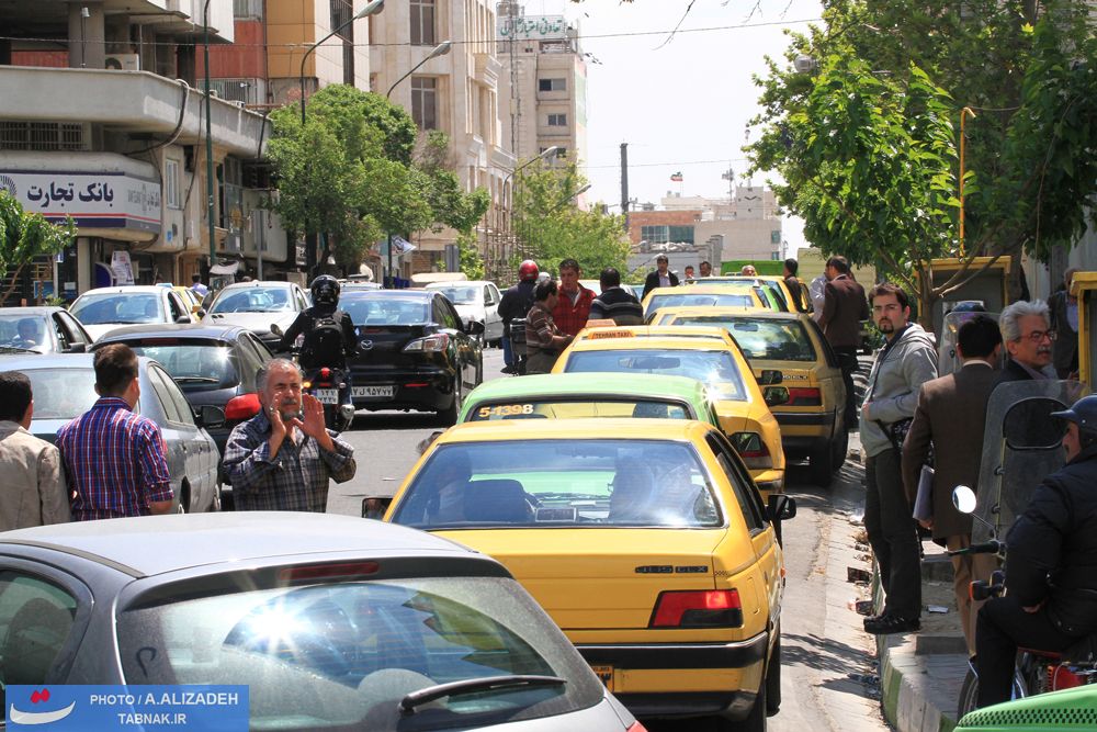 تصاویر: اوضاع نابسامان تاکسیها