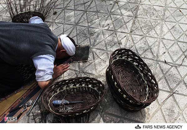تصاویر: سبد بافی سنتی