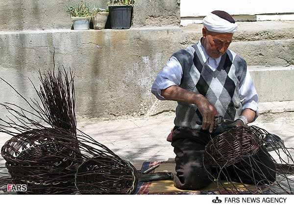 تصاویر: سبد بافی سنتی