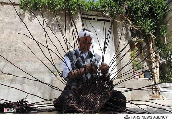 تصاویر: سبد بافی سنتی