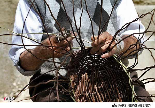 تصاویر: سبد بافی سنتی
