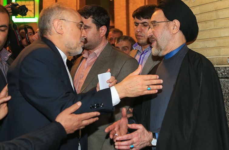 مراسم ختم پدر همسر سیدمحمد خاتمی در مسجد الغدیر/ISNA