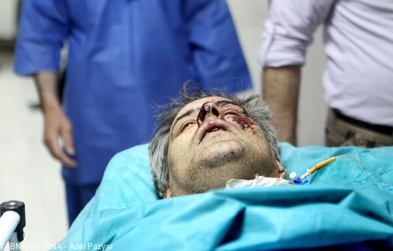 مصدومان واژگونی مرگبار اتوبوس