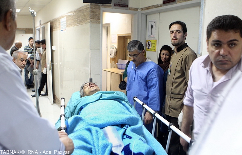 مصدومان واژگونی مرگبار اتوبوس