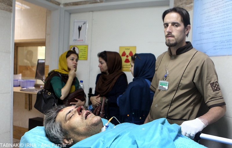مصدومان واژگونی مرگبار اتوبوس