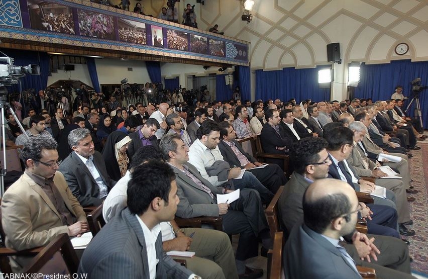 نشست خبری رییس جمهوری