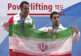 مدال طلای جعفری و نقره محمدی در وزنه برداری