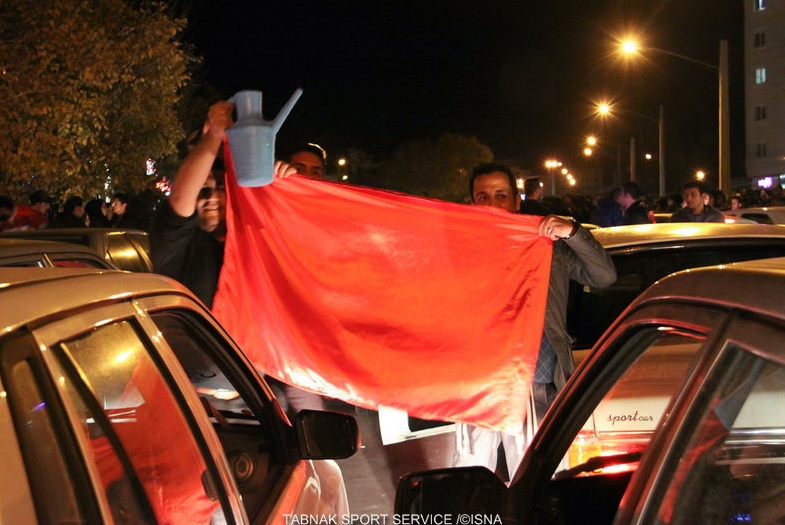 شادی پرسپولیسیهای سمنان!