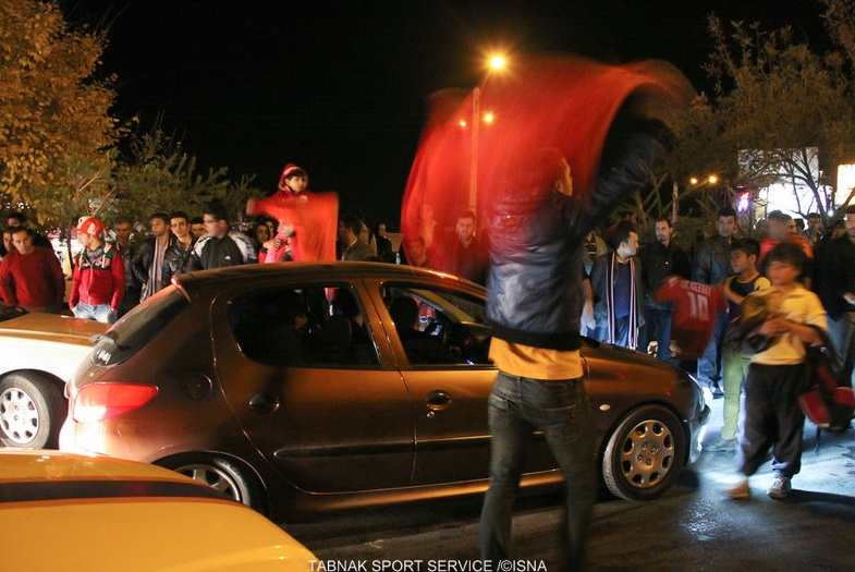 شادی پرسپولیسیهای سمنان!