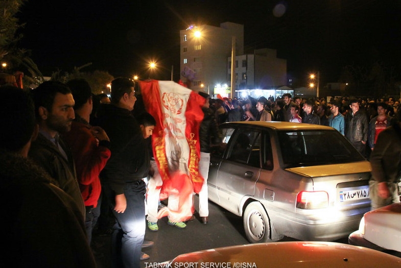 شادی پرسپولیسیهای سمنان!