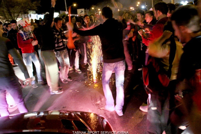 شادی پرسپولیسیهای سمنان!