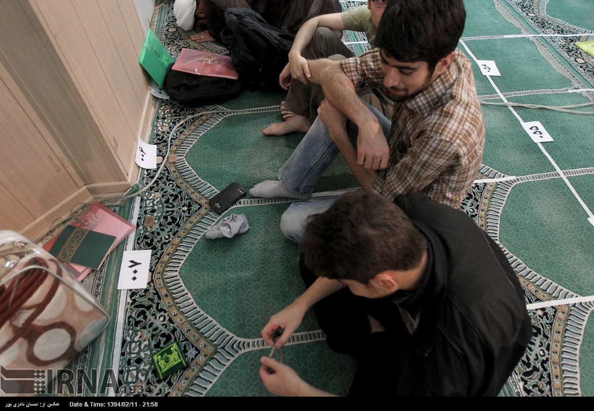 آغاز مراسم اعتکاف