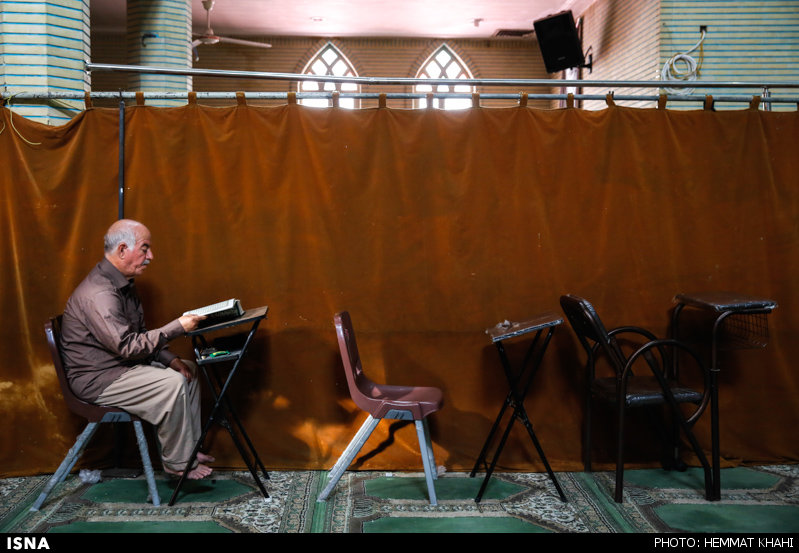 آیین معنوی اعتکاف در تهران
