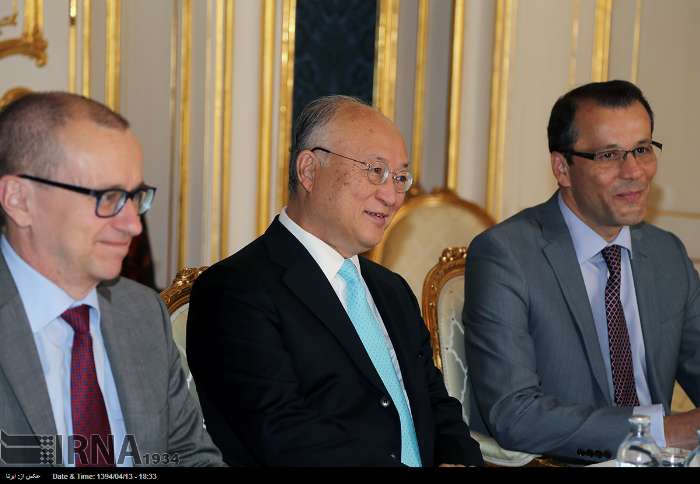 دیدار آمانو و ظریف