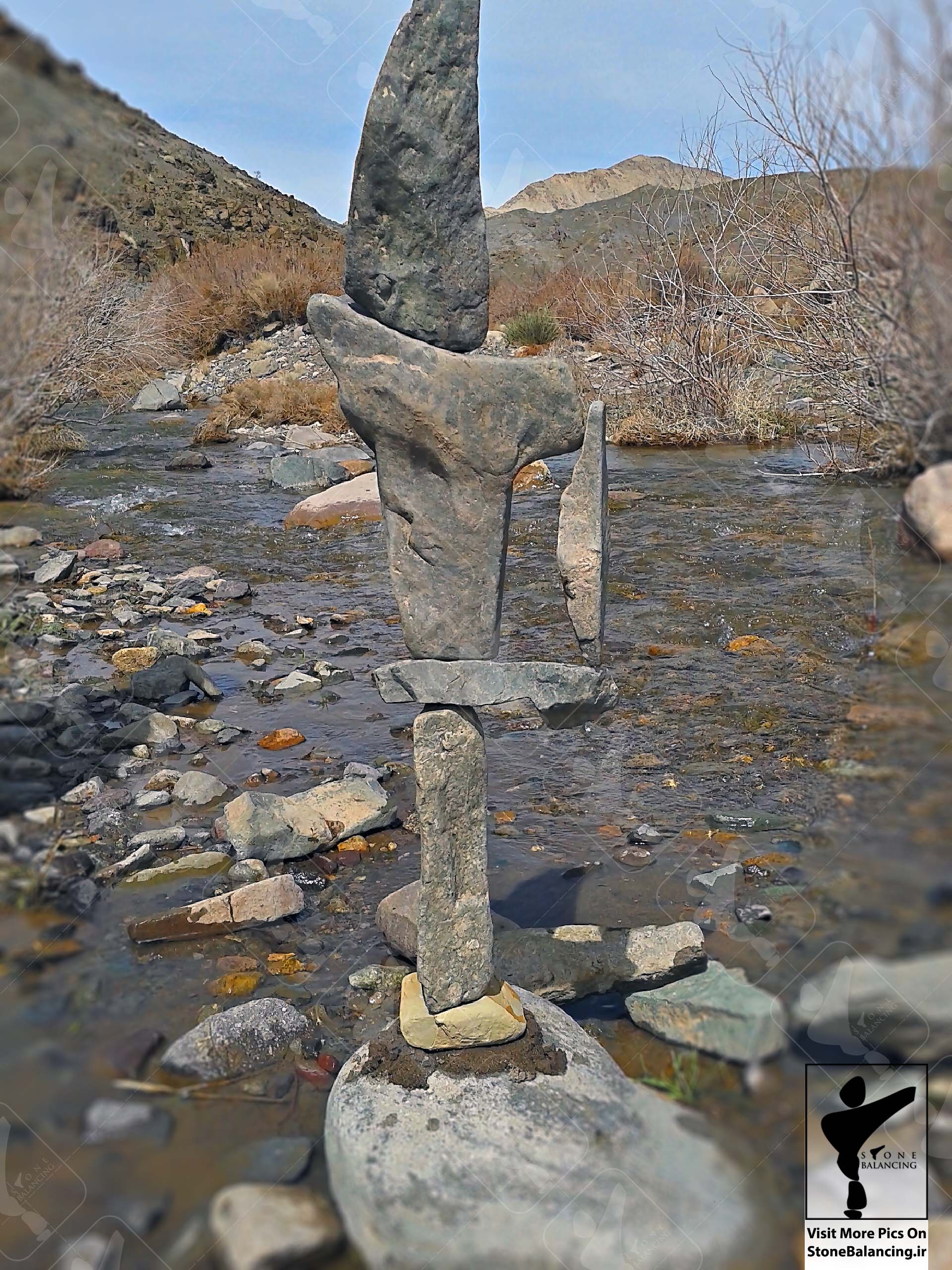 هنر جدید چیدمان سنگها