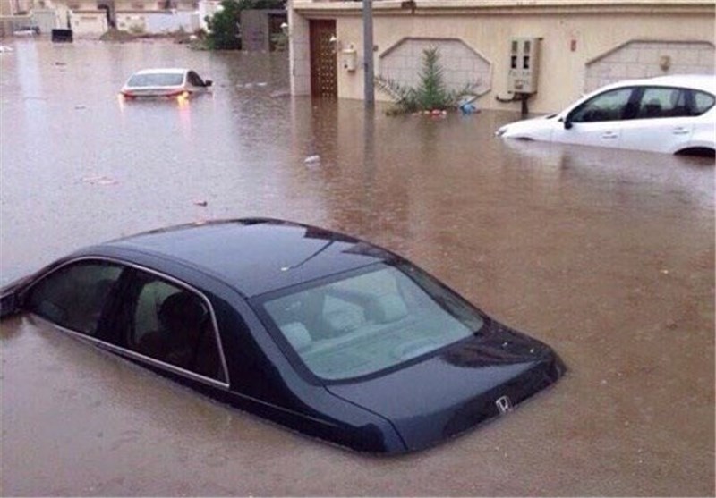 جده زیر آب رفت