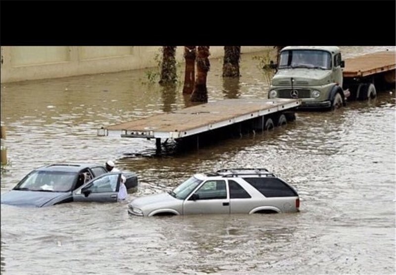 جده زیر آب رفت