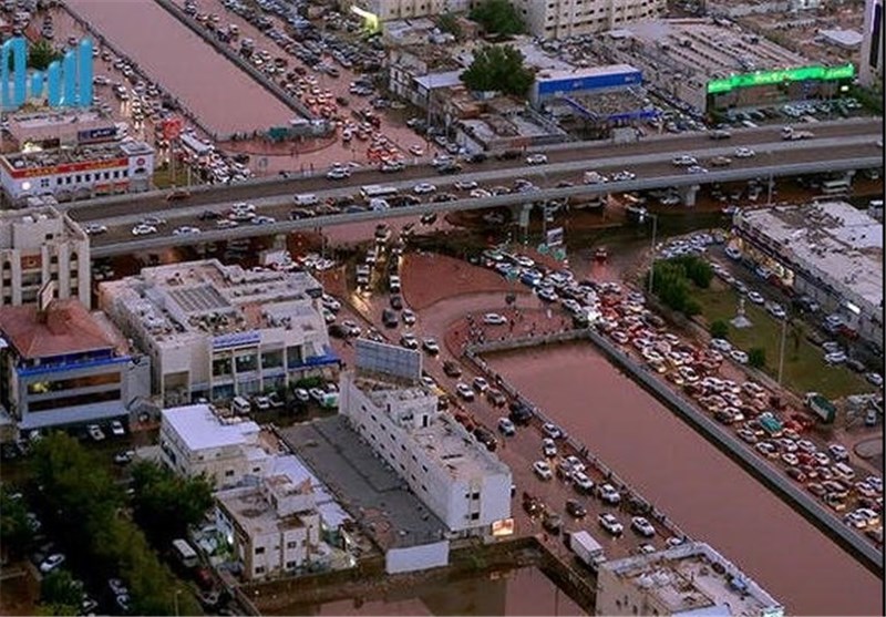 جده زیر آب رفت