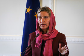 موگرینی وارد تهران شد