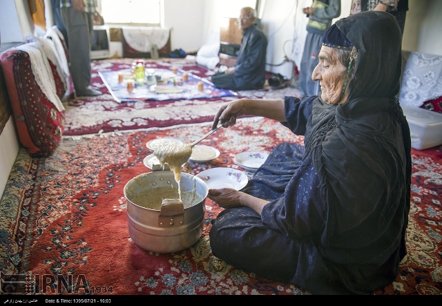 پخت حلیم نذری