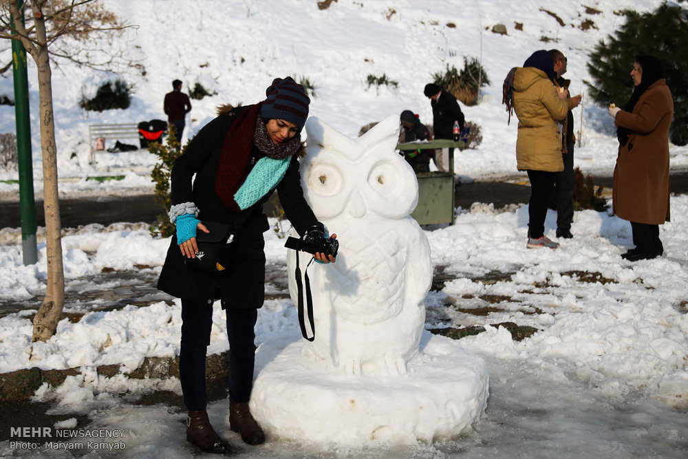 جشنواره مجسمههای برفی