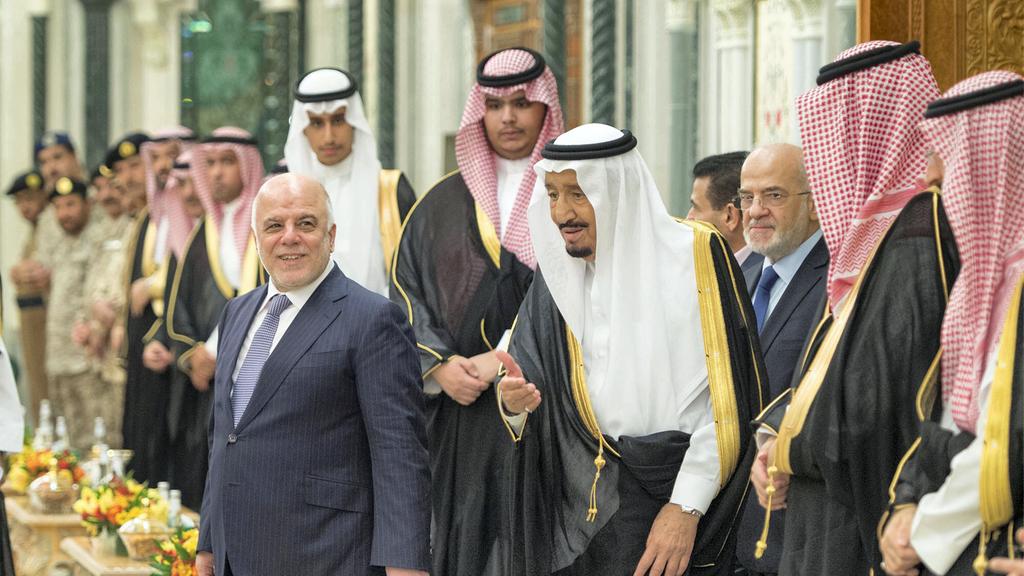King Salman receives Iraqi PM in Riyadh