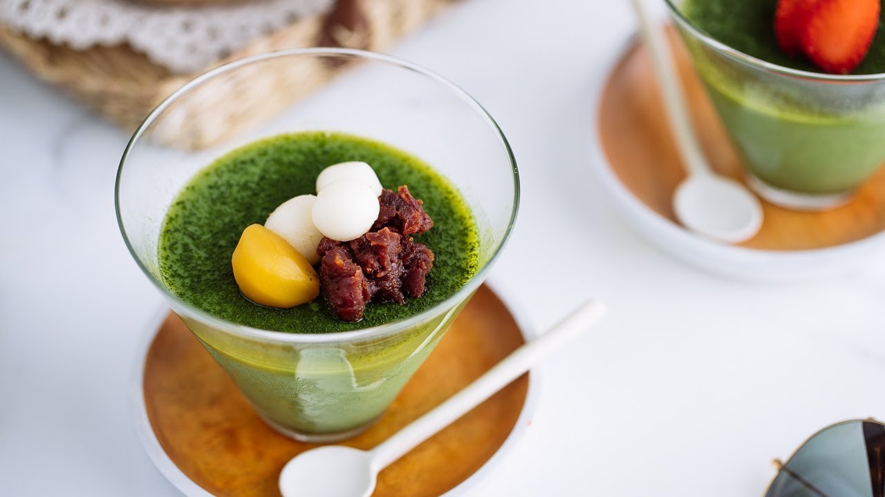 طرز تهیه پاناکوتا ماچا وگان
