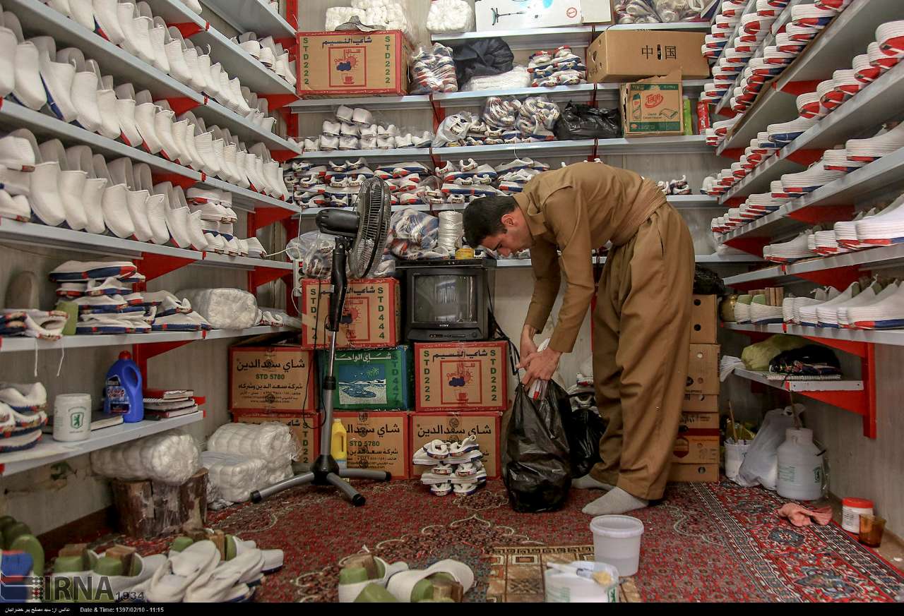 «کلاش» بافی در مریوان