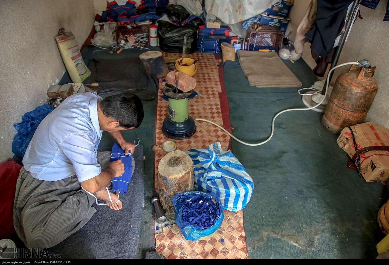 «کلاش» بافی در مریوان