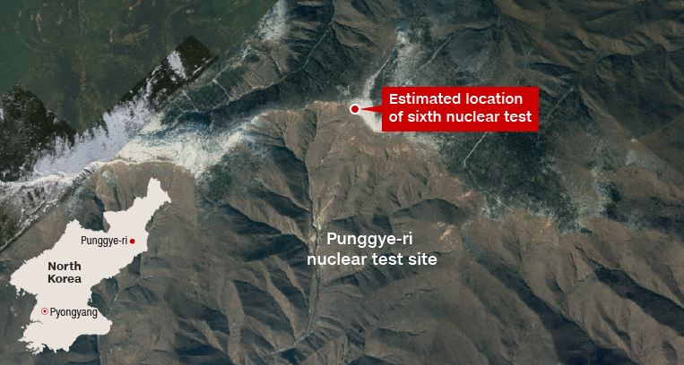 North Korea's nuclear test caused collapse, study says
