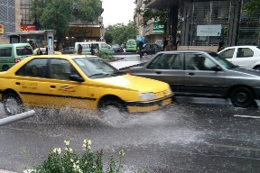 باران تهران را شست
