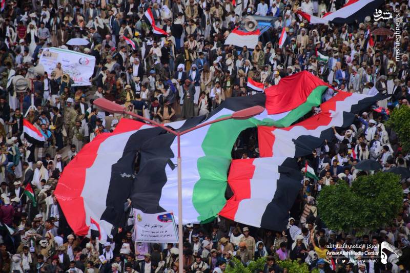 خروش ملت یمن برای قدس