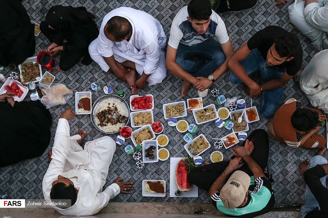 نجف به وقت افطار