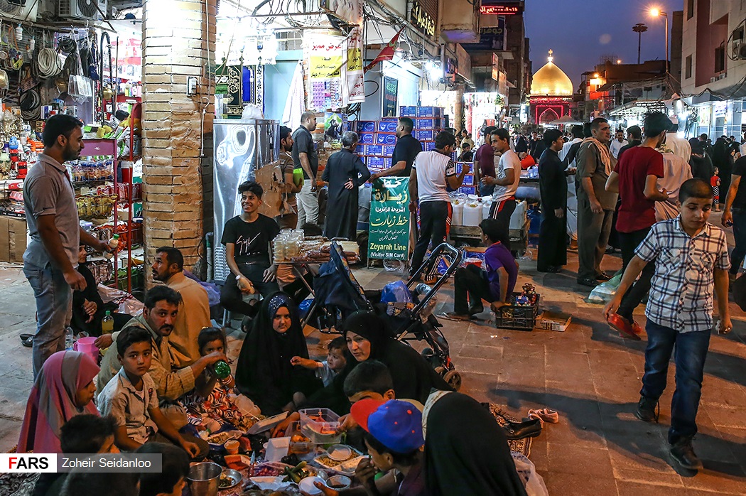 نجف به وقت افطار