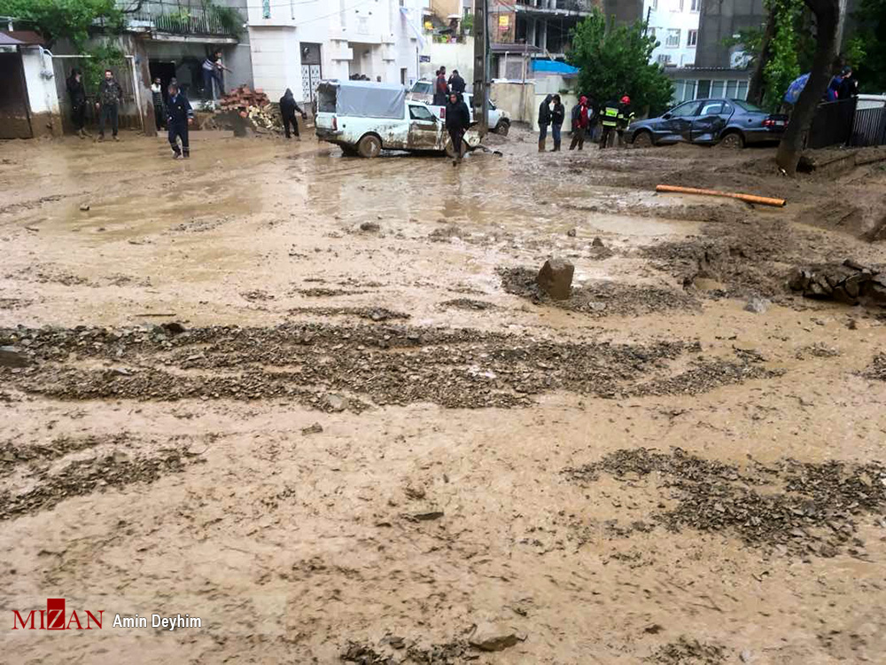 سیلاب در لواسان