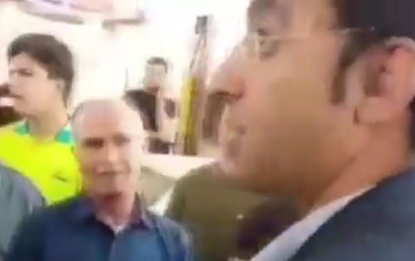 برخورد عجیب خبرنگار صداوسیما با رانندگان معترض