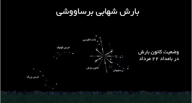 آسمان شامگاه فردا «شهابباران» میشود