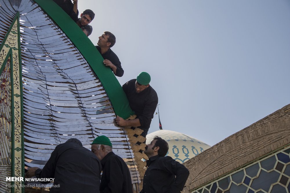 آیین سنتی نخل بندی در یزد