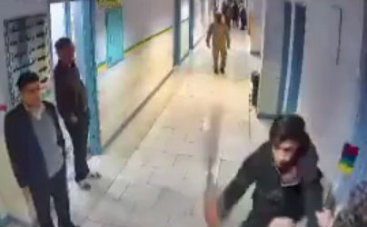 قمه‌کشی یکی از اوباش در بیمارستان بهشتی