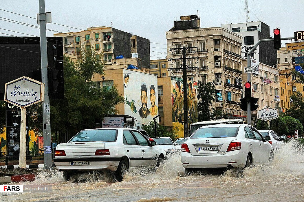 بارندگی و سیلاب در بندرعباس
