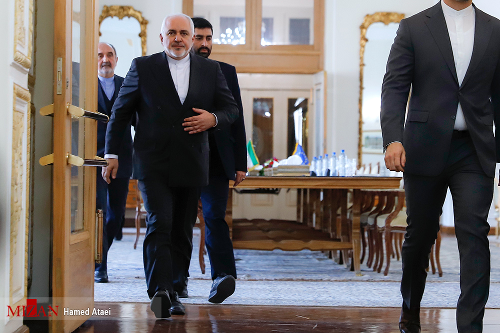 دیدار مسئول سیاست خارجی اتحادیه اروپا با ظریف