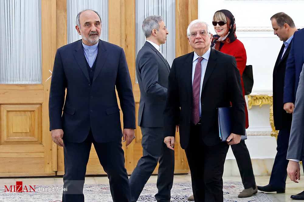 دیدار مسئول سیاست خارجی اتحادیه اروپا با ظریف